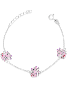 Bijuterii MARIBELLE, Bratara copii Maribelle argint 925 cu veverita PSBK00253-RH-P, bb-shop.ro