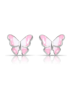 Bijuterii MARIBELLE, Cercei copii Maribelle argint 925 stud fluturas cu cubic zirconia PSOK00163-RH-PW, bb-shop.ro