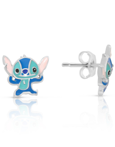 Bijuterii MARIBELLE, Cercei copii Maribelle argint 925 stud Stitch PSOK0171-RH-BLP, bb-shop.ro