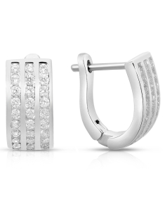Bijuterii MARIBELLE, Cercei copii Maribelle argint 925 cu cubic zirconia PSOK0175-RH-W, bb-shop.ro