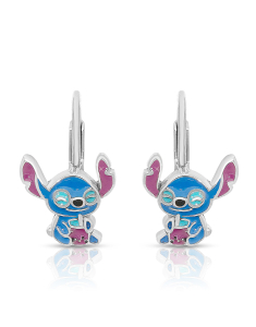 Bijuterii MARIBELLE, Cercei copii Maribelle argint 925 cu Stitch PSOK0178-RH-BLV, bb-shop.ro