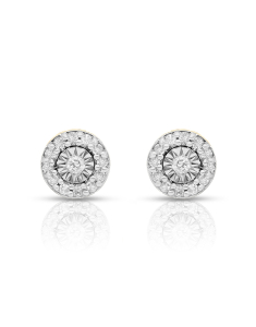 Bijuterii aur, Cercei 365 Love aur 14 kt stud cu diamante KI51881W-WD4YZ, bb-shop.ro