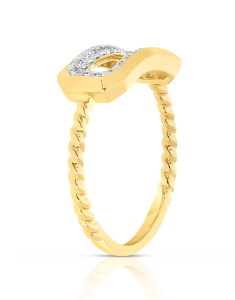 Bijuterii aur, Inel Vida I'm Diva aur 18 kt cu diamante DI49445Q-WD8YP, bb-shop.ro