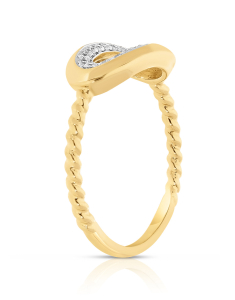 Bijuterii aur, Inel Vida I'm Diva aur 18 kt cu diamante DI49447Q-WD8YP, bb-shop.ro