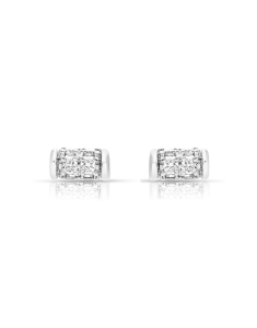 Bijuterii de lux aur 18 kt aur, Cercei Vida I'm Diva aur 18 kt stud cu diamante DI49810W-WD8WP, bb-shop.ro
