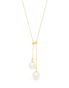 Coliere brillo dama perla de cultura aur, Colier aur 14 kt cu perle de cultura O5N0882HE-FWP-Y-14K, bb-shop.ro