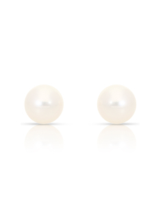 Bijuterii stud perla de cultura, Cercei aur 14 kt stud cu perle de cultura EEHH01-FWP8.5-9-Y-14K, bb-shop.ro