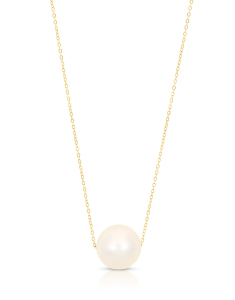 Coliere brillo dama perla de cultura aur, Colier aur 14 kt cu perla de cultura LLT-FWP12-13-Y-s-14K, bb-shop.ro