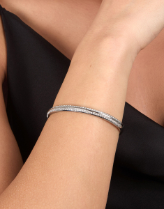 Bratari cristal, Bratara Karl Lagerfeld Bond Pave fixa cu cristale KLBJY06, bb-shop.ro