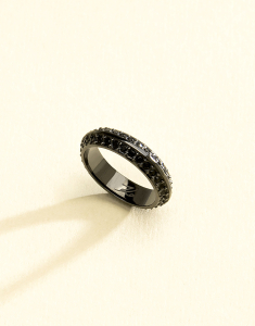 Inele cristal, Inel Karl Lagerfeld Bond Pave cu cristale KLBJY12, bb-shop.ro