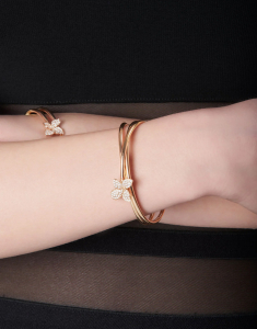 Bijuterii de lux dama aur 18 kt, Bratara Pasquale Bruni Secret Garden aur 18 kt cu diamante, bb-shop.ro