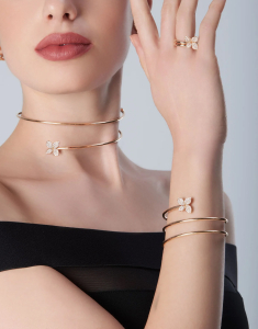 Bijuterii de lux dama aur 18 kt, Inel Pasquale Bruni Secret Garden aur 18 kt cu diamante, bb-shop.ro