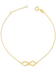 Bijuterii dama BIJUTERII AUR 9 KT, Bratara aur 9 kt cu infinit ALE008-BR-Y, bb-shop.ro