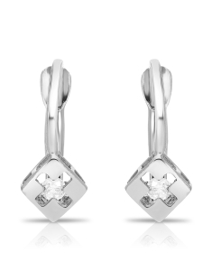 Bijuterii copii aur 14 kt LILU aur, Cercei copii Lilu aur 14 kt cu cubic zirconia, bb-shop.ro