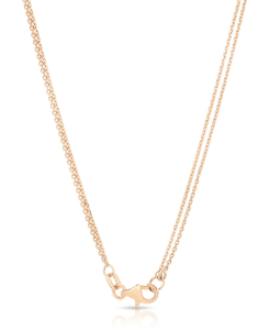 Bijuterii aur 14 kt BIJUTERII AUR 14 KT, Colier aur 14 kt semitennis cu diamante maro, bb-shop.ro