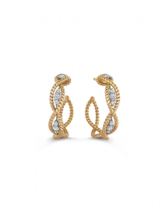 Cercei stud dama ROBERTO COIN, Cercei Roberto Coin New Barocco ADR777EA0533YW, bb-shop.ro
