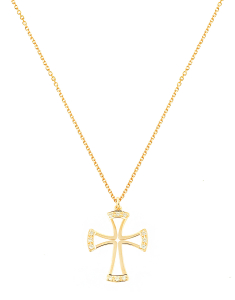 Bijuterii aur, Colier Ekan Diamonds Cross XK1640M0, bb-shop.ro