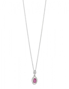Bijuterii dama rubin VIDA, Colier Vida Colors of Life 13068U-RU8WT, bb-shop.ro