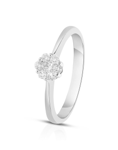 Inele de logodna dama, Inel de logodna Giorgio Visconti Engagement ABX12293-0.17CT, bb-shop.ro