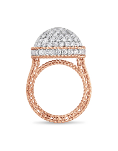 Bijuterii de lux dama aur 18 kt ROBERTO COIN, Inel Roberto Coin Roman Barocco, bb-shop.ro