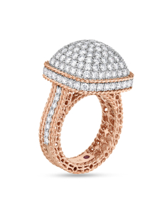 Bijuterii de lux dama aur 18 kt ROBERTO COIN, Inel Roberto Coin Roman Barocco, bb-shop.ro