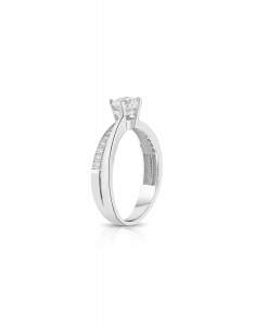 Bijuterii dama aur 14 kt, Inel de logodna Bijuterie Aur Engagement RR2009-02, bb-shop.ro