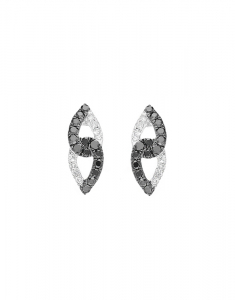 Bijuterii aur 14 kt diamant negru, Cercei Bijuterie Aur EU01957EF0017-DN-W, bb-shop.ro