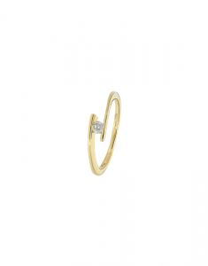 Bijuterii de lux solitaire, Inel de logodna Comete Gold Easy Basic AN1C07Y, bb-shop.ro