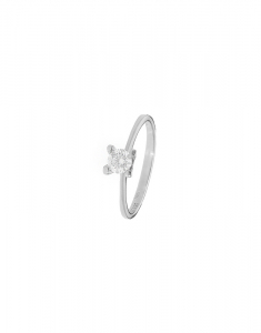 Bijuterii de lux solitaire, Inel de logodna Comete Gold Easy Basic AN1A25, bb-shop.ro