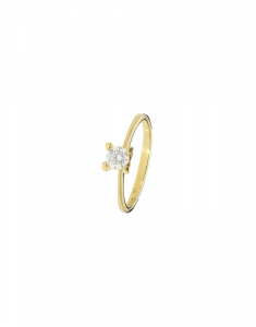 Bijuterii de lux solitaire, Inel de logodna Comete Gold Easy Basic AN1A25Y, bb-shop.ro