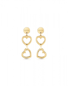 Cercei Cercei Guess Hearted Chain UBE29056, 02, bb-shop.ro