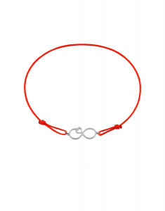 Bratari cu snur textil dama fara piatra, Bratara Ekan Infinity XB42600L-R-AK, bb-shop.ro