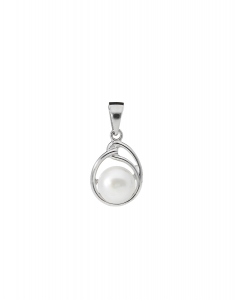 Bijuterii argint perla de cultura, Pandantiv Bijuterie Argint PS3333PE-WH, bb-shop.ro