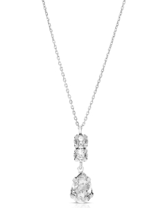 Bijuterii argint cristal, Colier Bijuterie Argint Colour Stones 29885AG-RH-C, bb-shop.ro