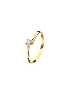 Inel de logodna Comete Gold Solitari D`Amore ANB1686-0001, 02, bb-shop.ro