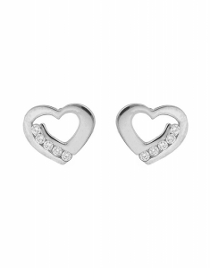 Cercei cubic zirconia, Cercei copii Lilu ALE1987-II-W-FCZ-p, bb-shop.ro