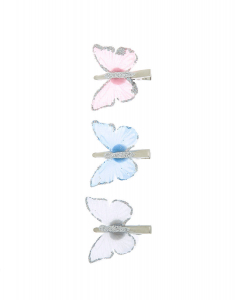 Accesoriu par Claire`s Iridescent Pastel Butterfly Set Agrafe 52096, 001, bb-shop.ro