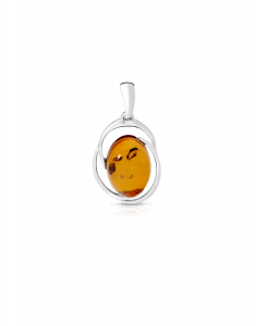 Bijuterii na chihlimbar, Pandantiv Bijuterie Argint Classic P3059, bb-shop.ro