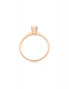 Bijuterii de lux solitaire, Inel de logodna Comete Gold Americano AN1A20P, bb-shop.ro