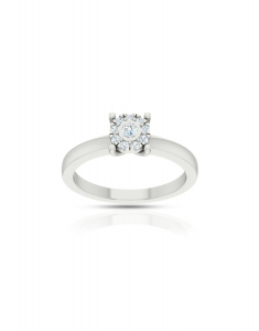 Bijuterii diamant, Inel de logodna Bijuterie Aur Bouquet EU04155RF0017-W, bb-shop.ro