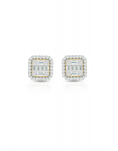 Cercei stud aur 14 kt, Cercei Bijuterie Aur Shapes EU08255EF0014-Y, bb-shop.ro