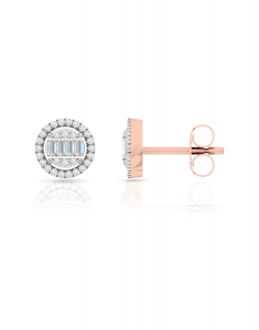 Bijuterii aur 14 kt, Cercei Bijuterie Aur Shapes EU07737EF0018-P, bb-shop.ro