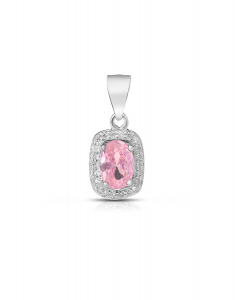 Pandantive dama cubic zirconia, Pandantiv Bijuterie Argint Colour Stones E614808-PD-PW, bb-shop.ro