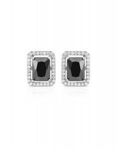 Bijuterii argint, Cercei Bijuterie Argint Colour Stones E611216-EG-BKW, bb-shop.ro