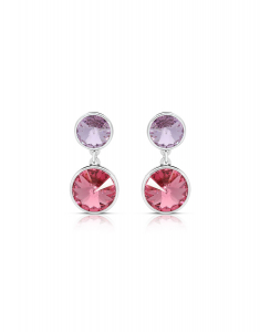 Bijuterii cristal, Cercei Bijuterie Argint Shapes 26983AG-RH-RV, bb-shop.ro