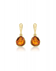 Bijuterii, Cercei Bijuterie Aur Amber ZE2964Y-CH, bb-shop.ro