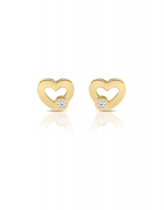 Bijuterii aur 14 kt, Cercei Bijuterie Aur Love EB0248-01, bb-shop.ro