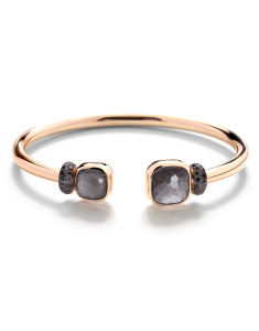 Bratari dama obsidian, Bratara Pomellato Nudo PBC1006O7BKRDBKOS, bb-shop.ro