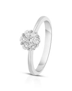 Bijuterii de lux bouquet dama, Inel de logodna Giorgio Visconti Engagement ABX12293-0.29CT, bb-shop.ro