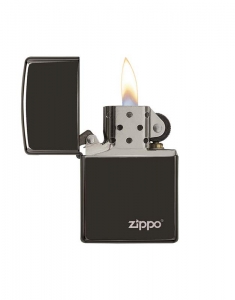 Bricheta Zippo Ebony Logo 24756ZL, 001, bb-shop.ro